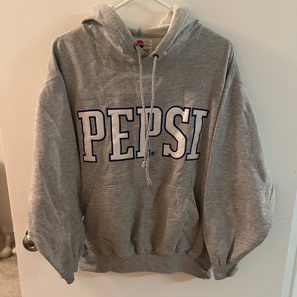 Pepsi Classic Gray Hoodie men’s size small